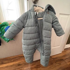 Cozy Little Planet by Carters Puffer Snowsuit